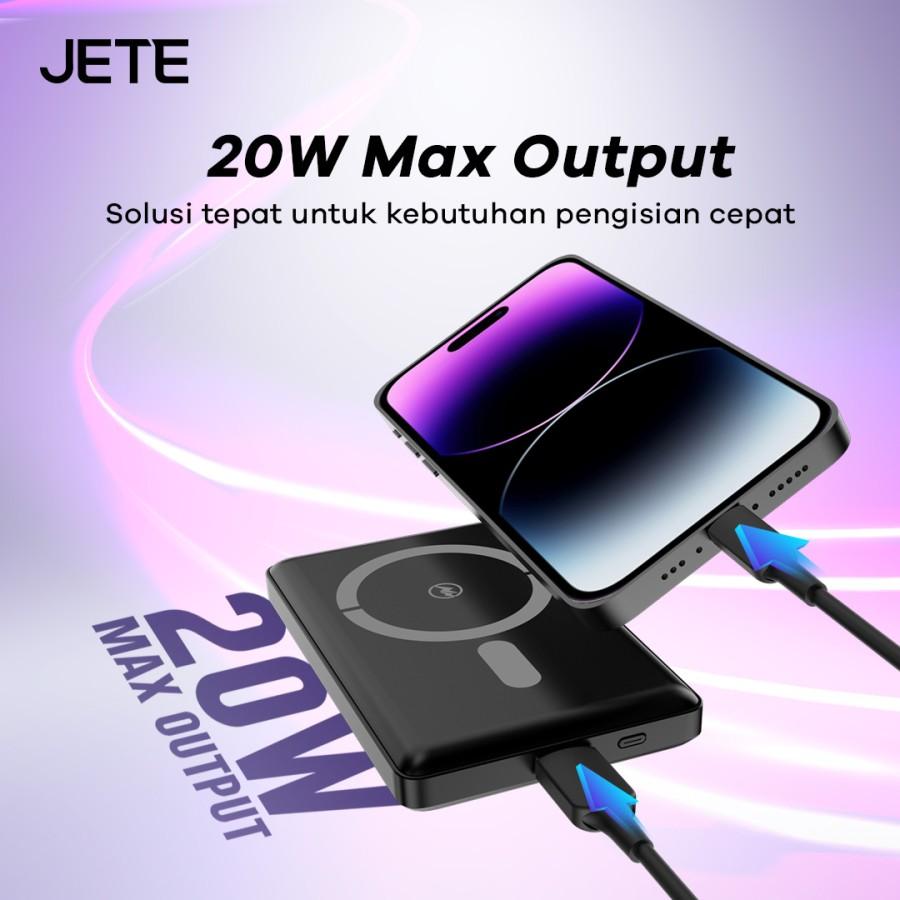 Powerbank Wireless JETE A12 10000 mAh Magnetic Slim