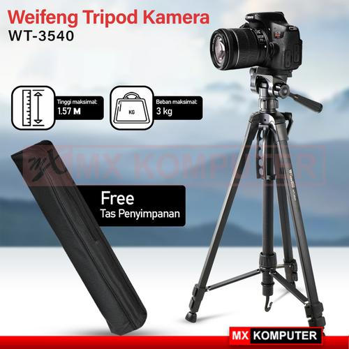 Weifeng Tripod Kamera Pan Head 360 Panoramic 1.57M - WT-3540