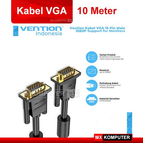 Vention Kabel VGA Premium Male to Male 10m