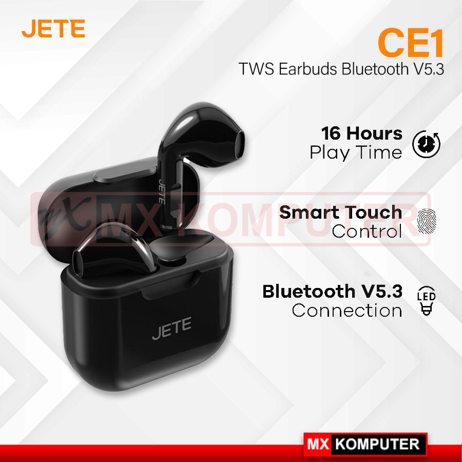 Earphone JETE TWS CE1 Headset Bluetooth Earbuds Bluetooth V5.3