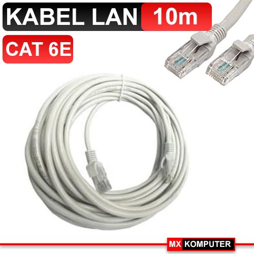 Kabel LAN 10M Cat6E Cat 6 Meter UTP Cable 10 M Network 10 Meter