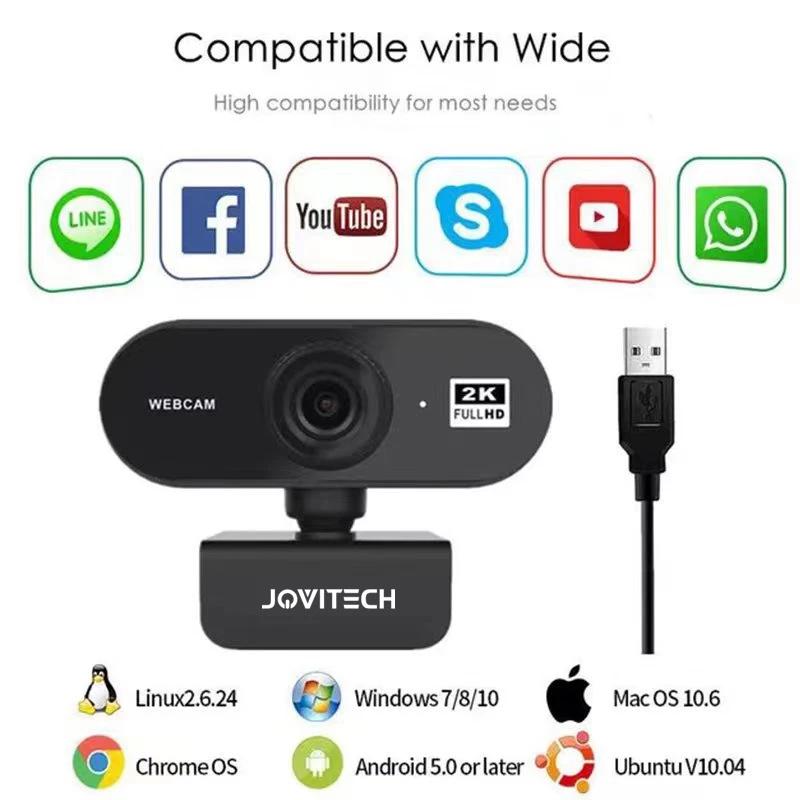 Webcam Jovitech CM09 Full HD 2K VIDEO With Microphone