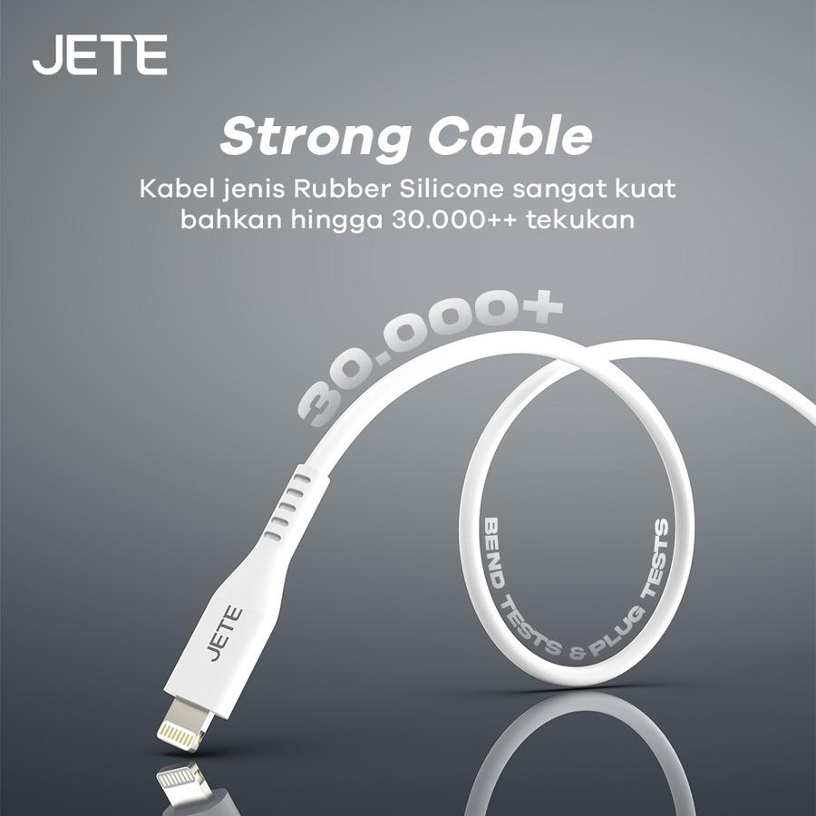 JETE CXM1 MFi Kabel Fast Charger 60W Type C to Lightning