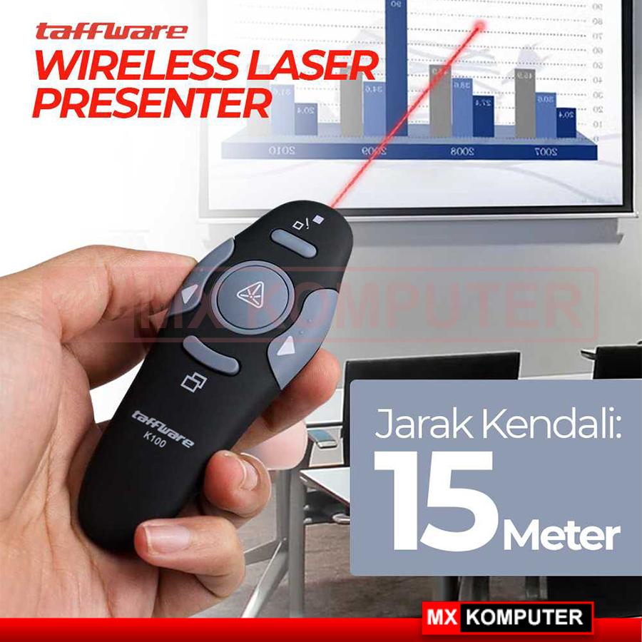 Taffware RF Wireless Laser Presenter Model - K100