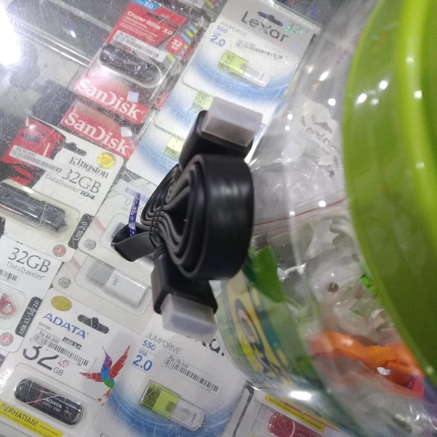 Kabel HDMI 1.5M 1.5 Meter 1,5M 1,5 Meter pipih
