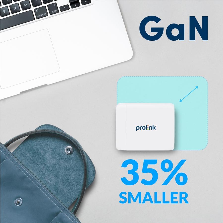 Prolink 65W PTC36501 l 3-Port l GaN PD Quick Charger