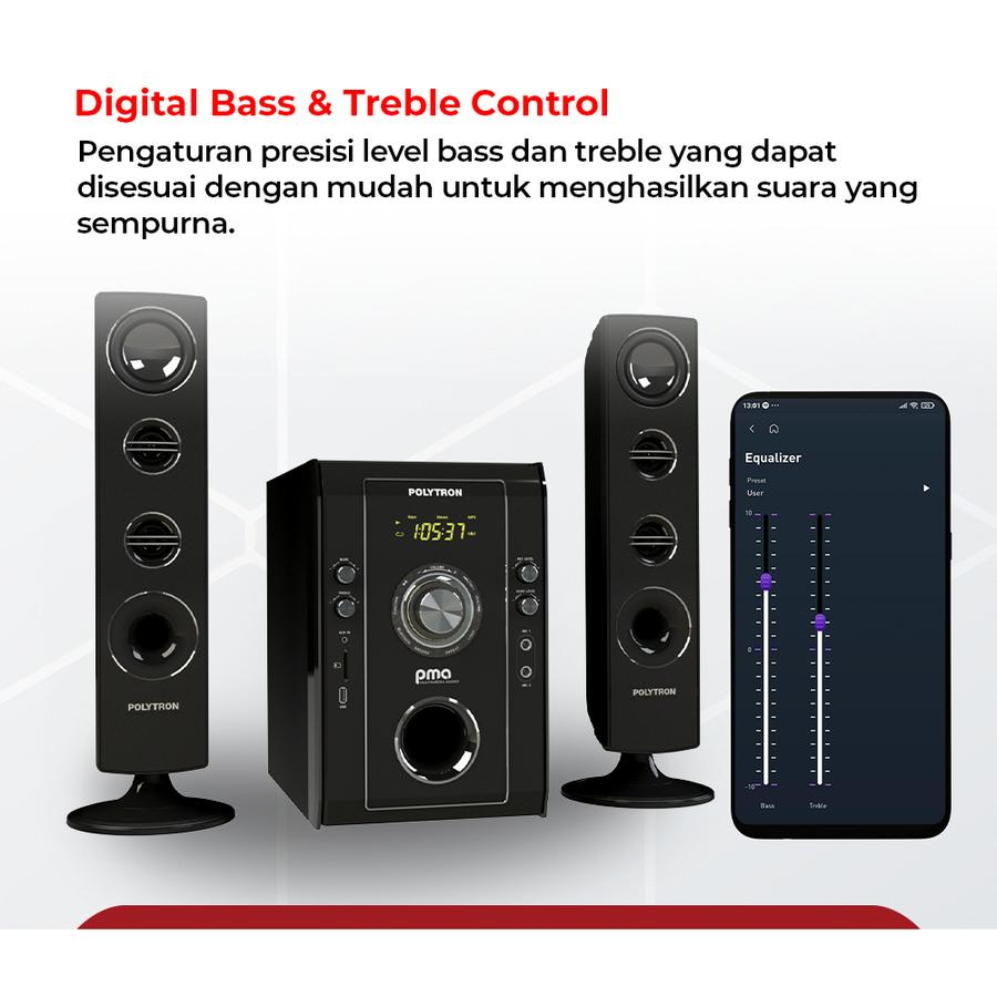 POLYTRON Multimedia Bluetooth Speaker PMA 9526 /B