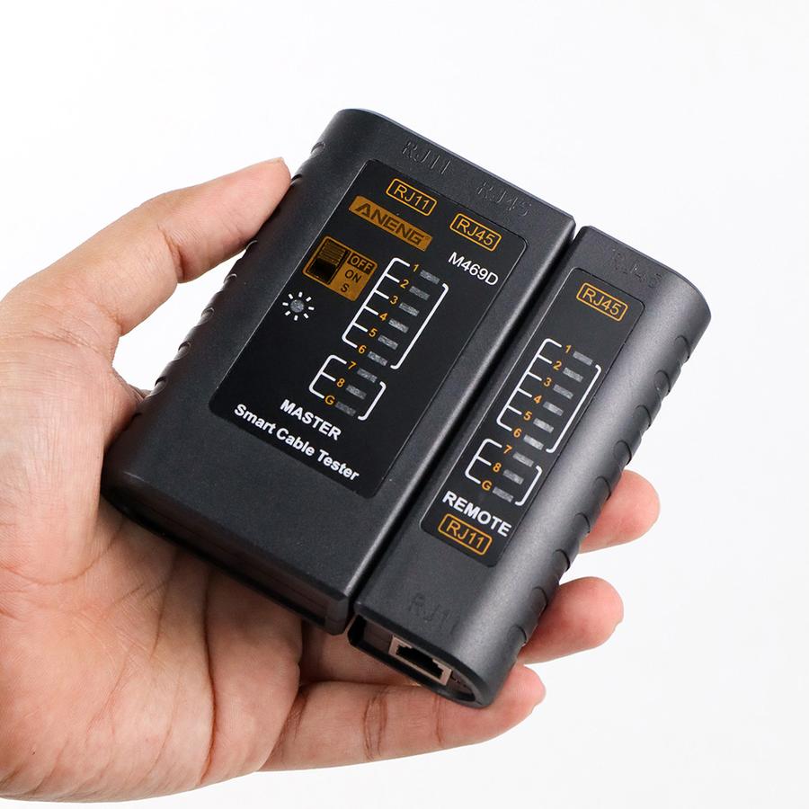 ANENG LAN Tester Kabel Jaringan Network Internet Telepon RJ45 RJ11 - M469D