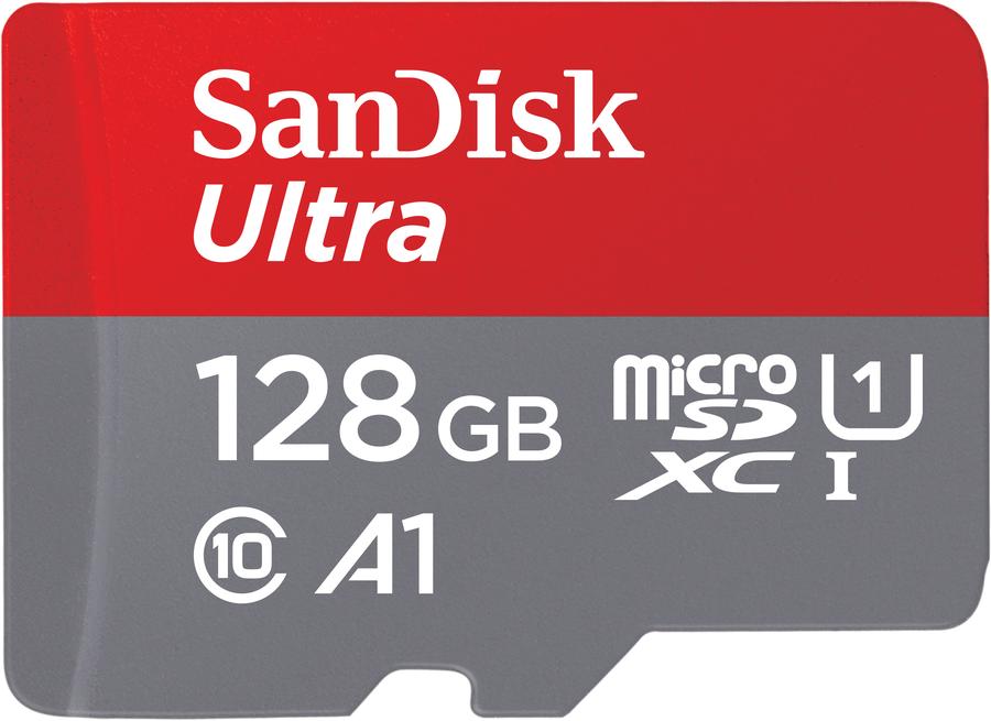 Memory Card MicroSD MIcro SD Sandisk Ultra Class 10 128GB 128 GB A1 - Speed 140MB/s