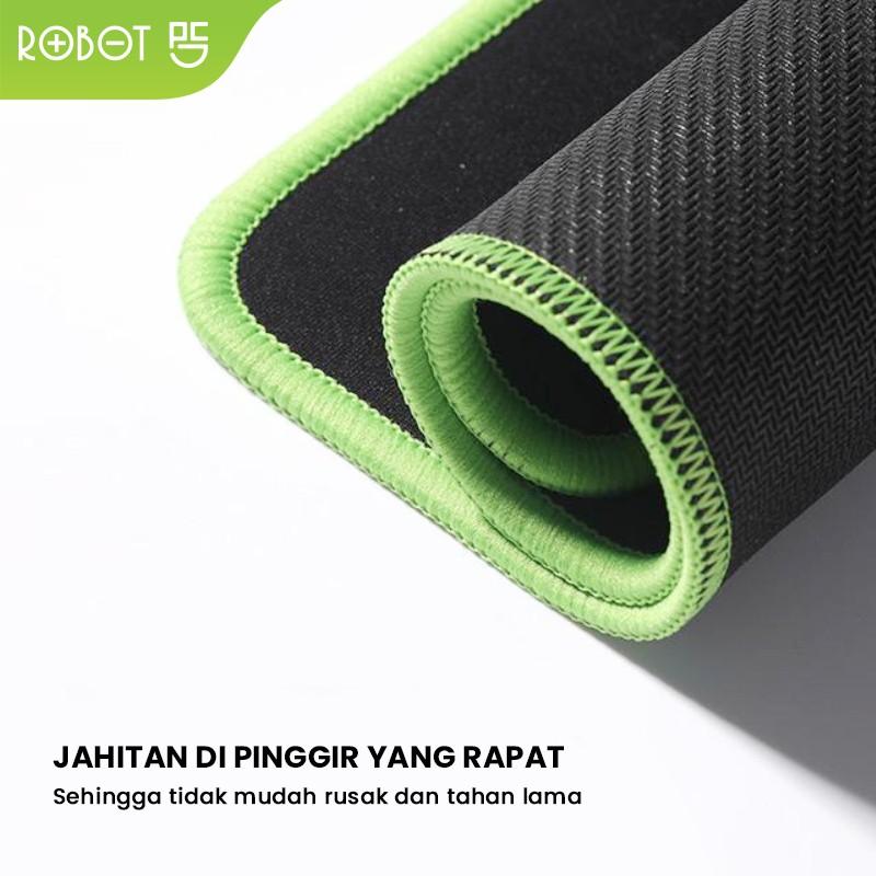 ROBOT - Mousepad Anti Slip RP05 Gaming Polos Hitam Murah Rubber ORI