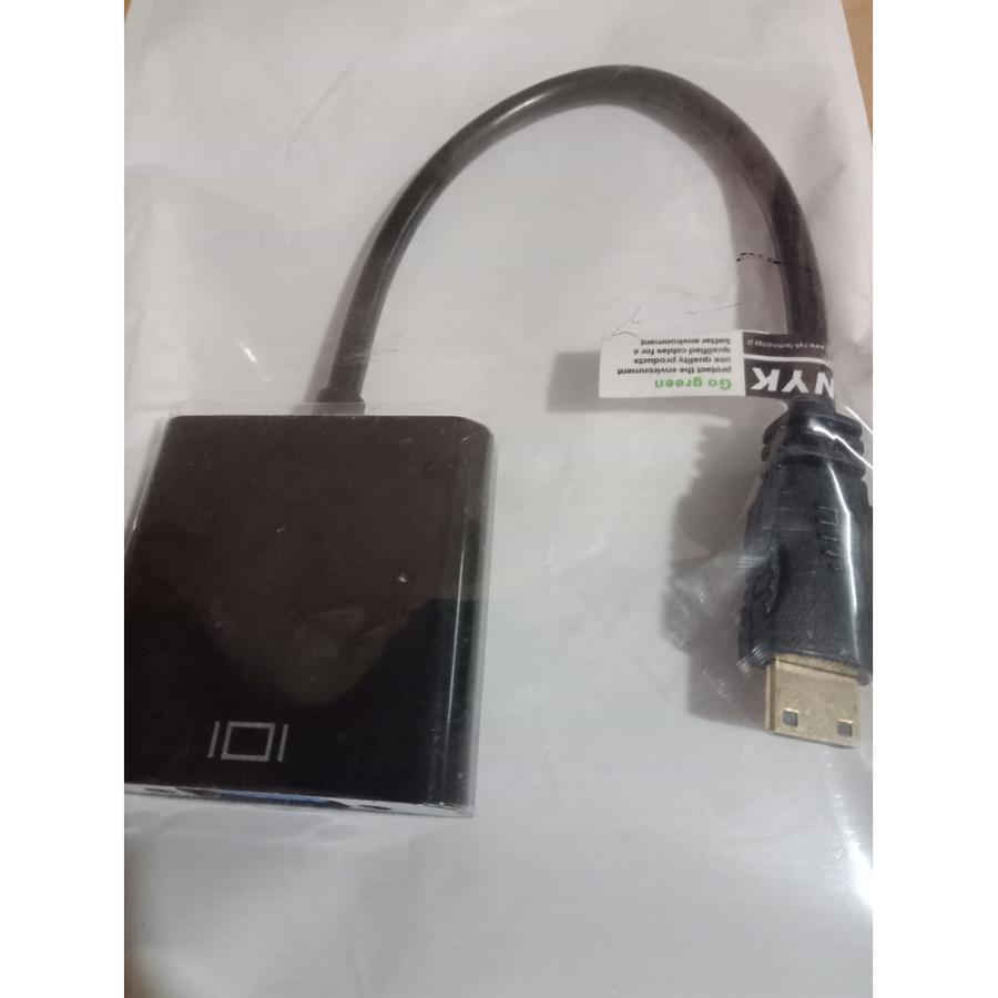 Converter NYK Mini HDMI To VGA Best Quality