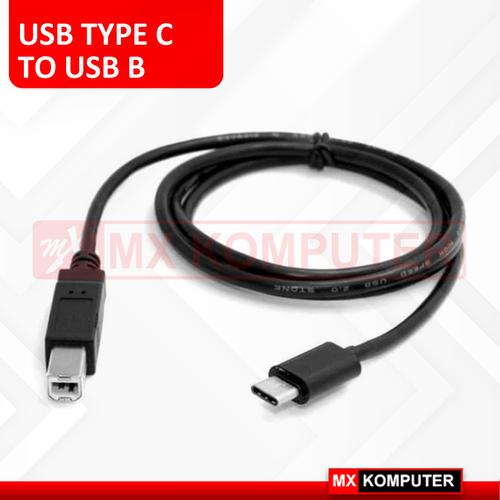 Kabel Data USB Type C to B Male to Male Printer