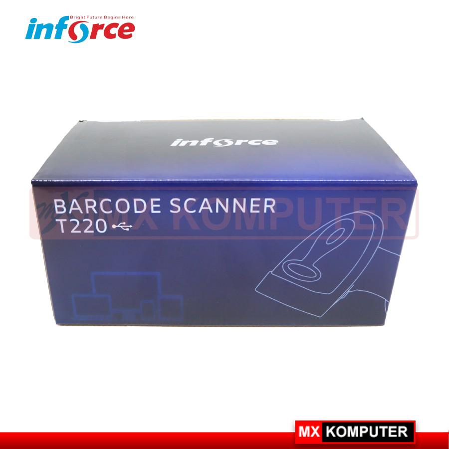 INFORCE BARCODE SCANNER T220 2D/1D USB WIRED KABEL CABLE HANDHELD
