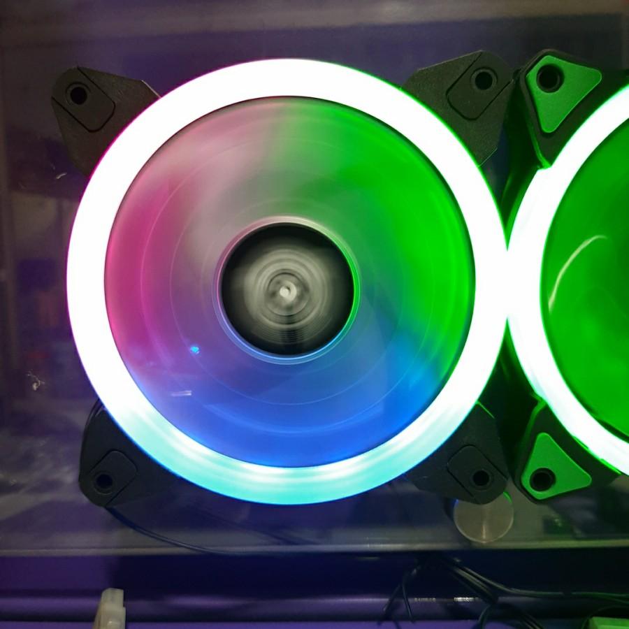 Fan Casing 12cm NYK AURA Nemesis LED RING Auto RGB Gaming Fan Case