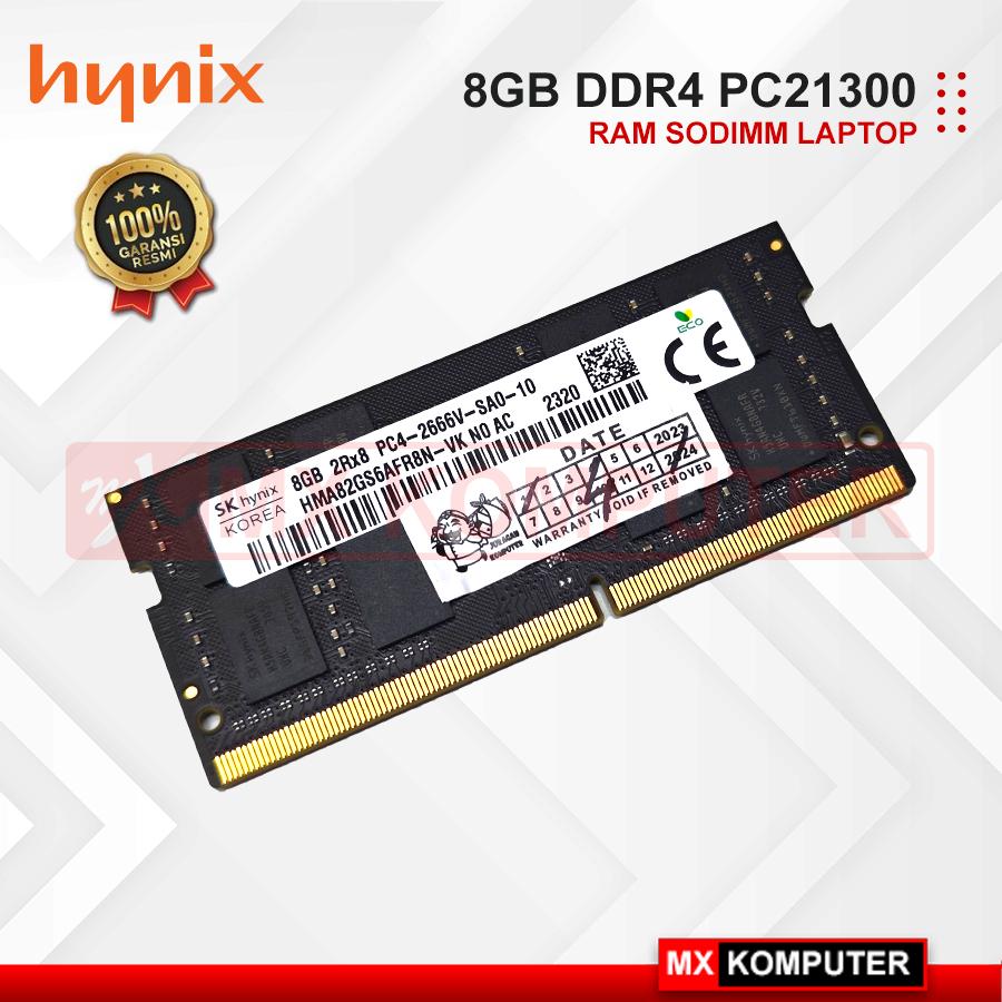 RAM Hynix DDR4 8GB 2666 Mhz PC12300 Sodimm Laptop Memory
