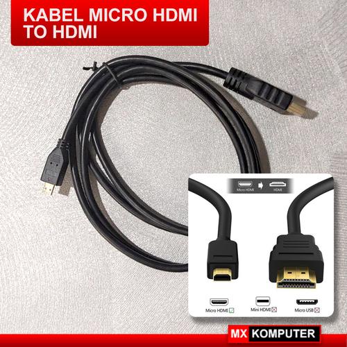 KABEL Micro HDMI to HDMI Cable 1.5M Full HD 1080P Kabel HDMI