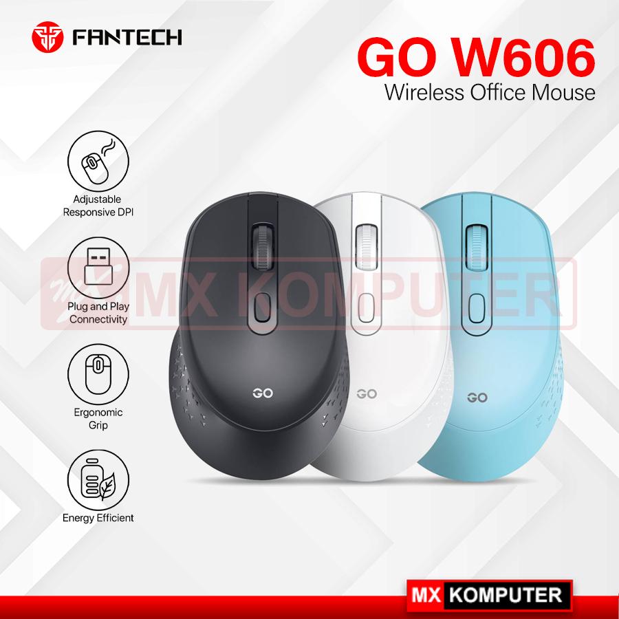 Mouse Wireless Office FANTECH GO W606 2.4Ghz 1600DPI