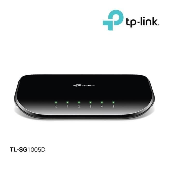 TP-LINK TL-SG1005D : TPLink 5 Port Gigabit Desktop Switch Hub Network