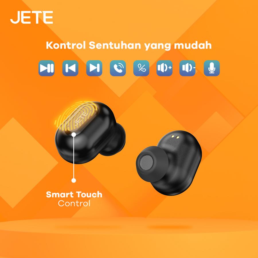 TWS Earbuds Headset Bluetooth Karakter JETE FS1 - Yellow Dog