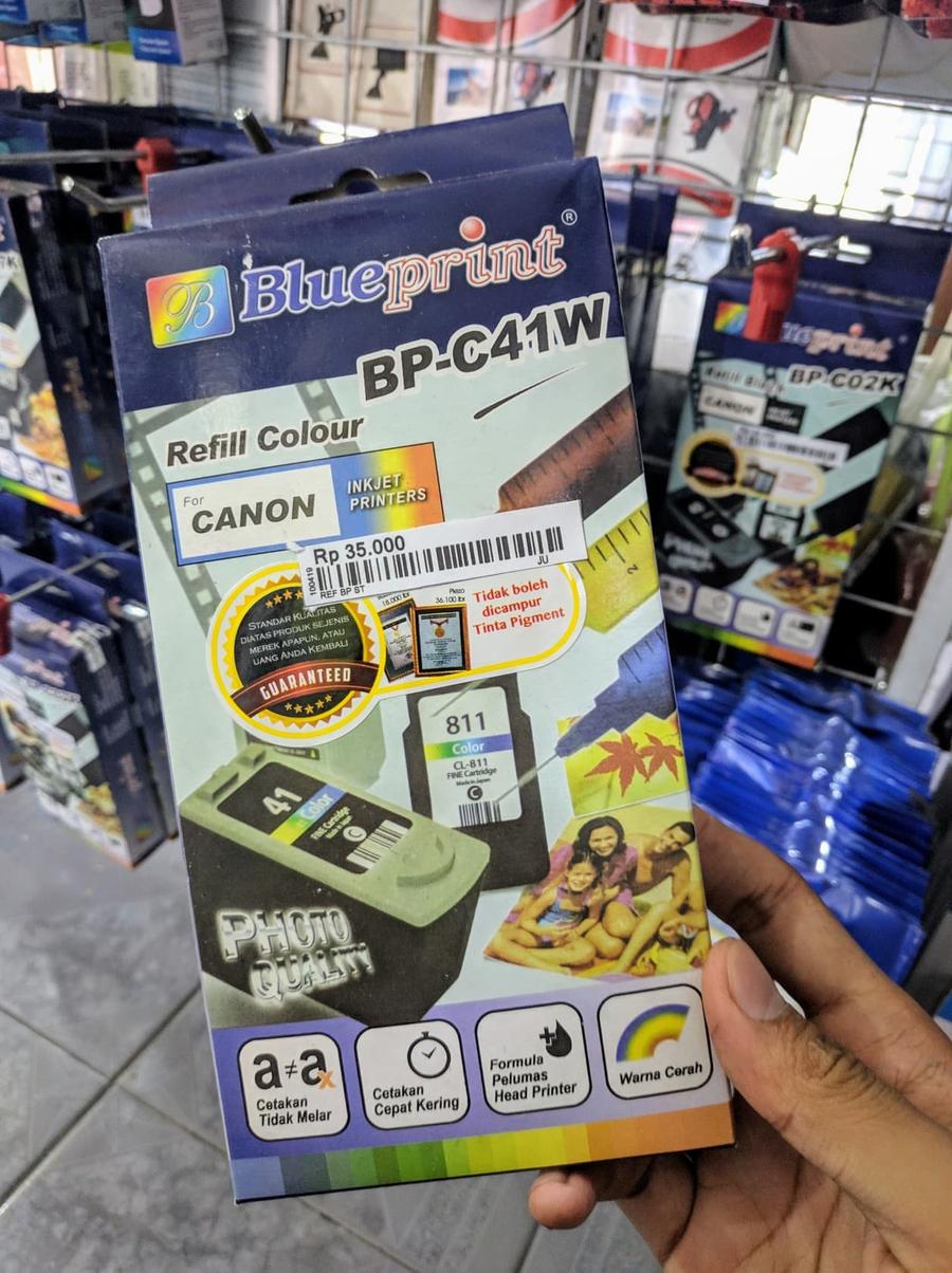 Tinta Suntik Refill Blueprint Canon Warna Color