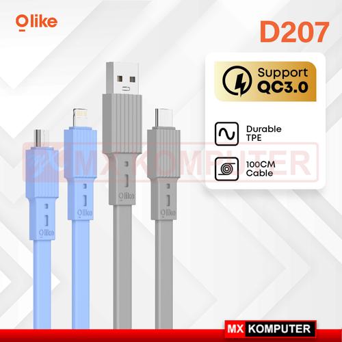 Olike Kabel Data Charger D207 Micro / Type C / C to C 100cm - Type C