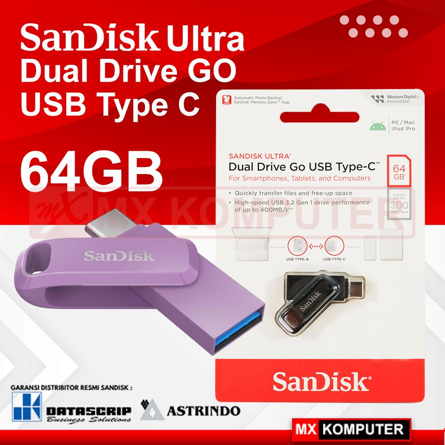 Sandisk OTG 64GB USB Type-C USB 3.1 Ultra Dual Drive Go Up To 150Mb/s