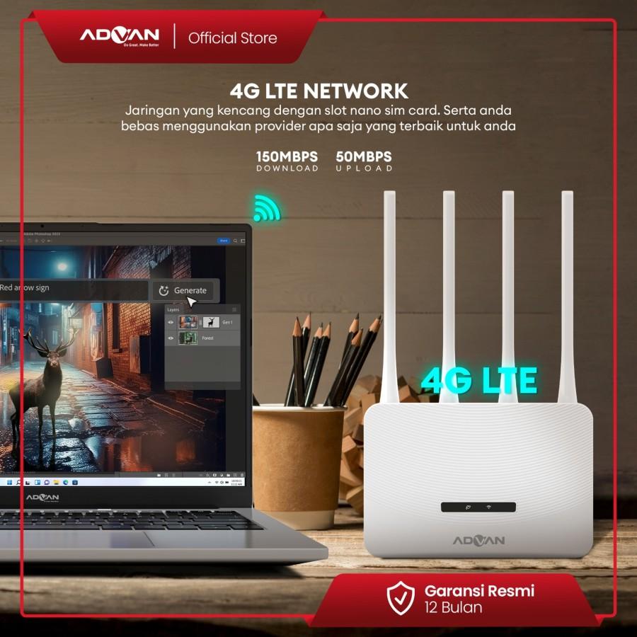 Modem Router Wi-Fi 4G LTE Advan CPE V1 PRO Unlock Operator Mifi