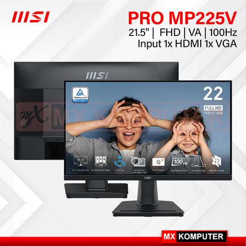 LED Monitor MSI PRO MP225 Full HD 22" 100Hz 22 Inch