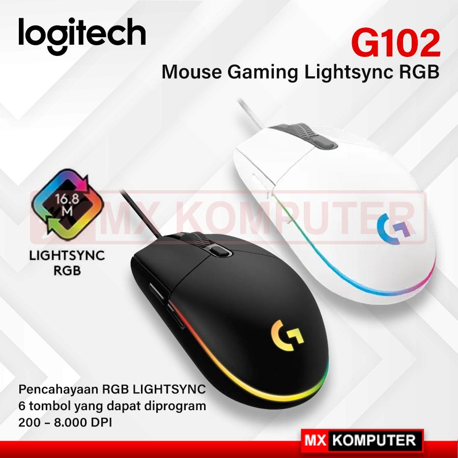 Logitech G102 V2 Lightsync RGB Gaming Mouse