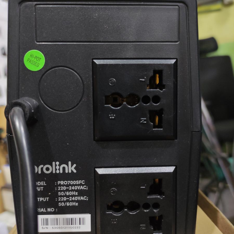 Prolink PRO 700 V (AVR) | UPS Prolink 650 VA + Stabilizer