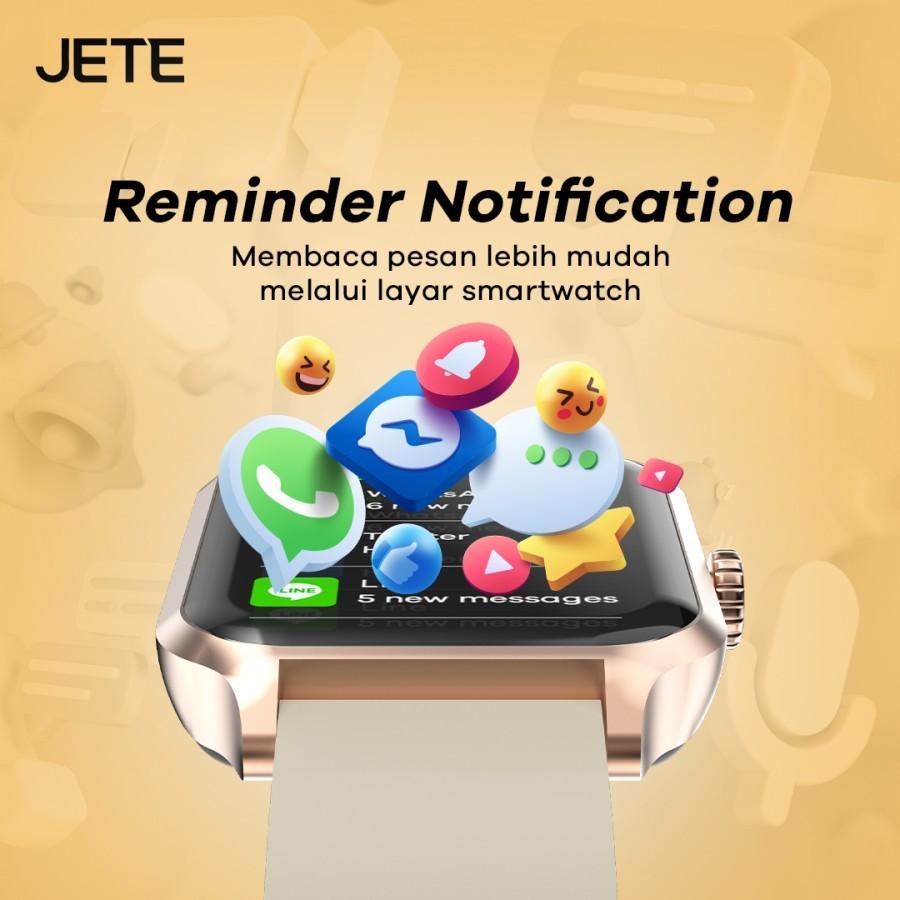 Smartwatch JETE FR22 Sport Mode 100 Custom Watch Face Screen IPS With IP67 - Black