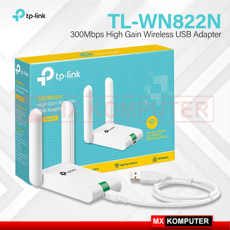 USB WiFi TPLINK TL-WN822N 300Mbps High Gain Wireless USB Adapter