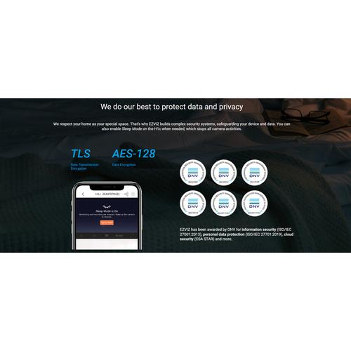 IP Camera Indoor Ezviz H1c Smart Home Wifi CCTV Type C