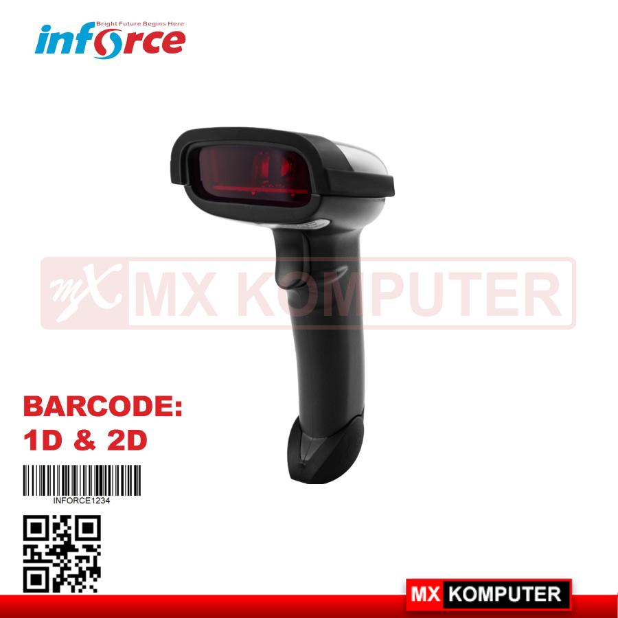 INFORCE BARCODE SCANNER T220 2D/1D USB WIRED KABEL CABLE HANDHELD