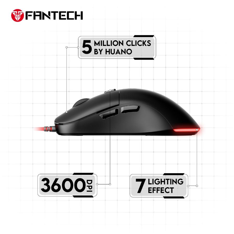 Fantech KANATA VX9 Mouse Gaming 3600 DPI 7 Lighting Effect