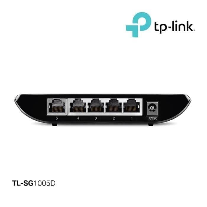 TP-LINK TL-SG1005D : TPLink 5 Port Gigabit Desktop Switch Hub Network