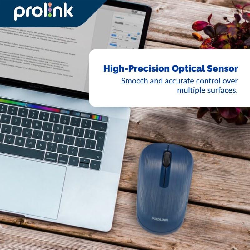 Prolink Mouse Wireless 3 Button 1200 DPI Portable Ringan PMW5010