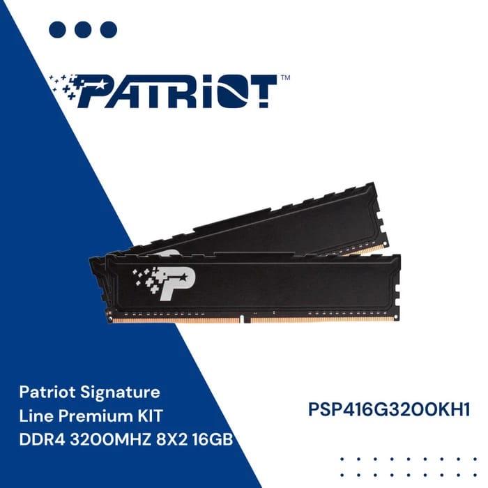 Patriot Signature Premium DDR4 16GB Kit (2x8GB) 3200MHz