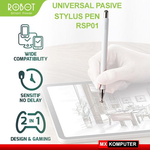 ROBOT RSP01 Universal 2 in 1 Capacitive Stylus Pen for Mobile Tablet