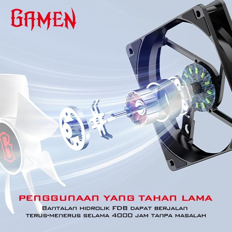 Fan Casing GAMEN GCF100 RGB Lighting Effect