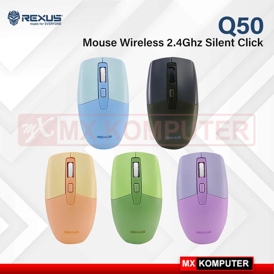 Mouse Rexus Q50 Mouse 2.4Ghz Wireless Office Silent Click 