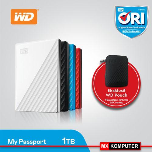 WD My Passport 1TB 1 TB - HD HDD Hardisk Eksternal External 2.5"