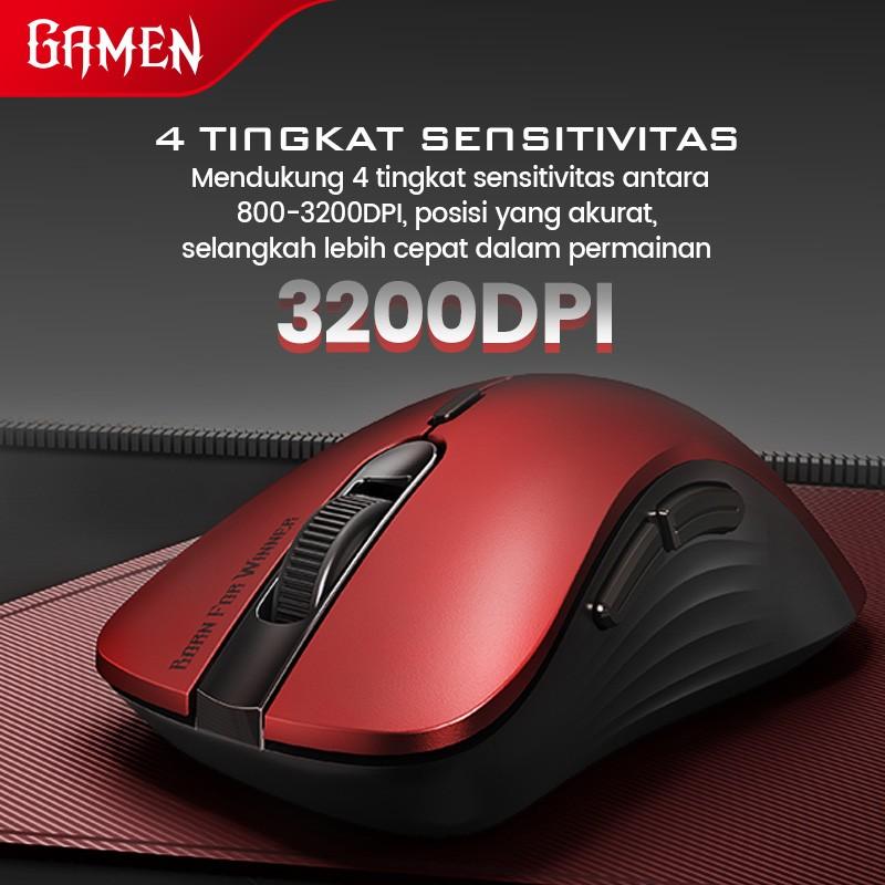 GAMEN Wireless Gaming Mouse GM200W 2.4GHz Ergonomic Design