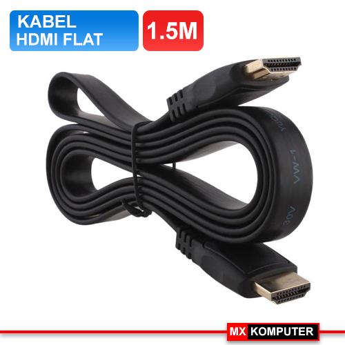 Kabel HDMI 1.5M 1.5 Meter 1,5M 1,5 Meter pipih