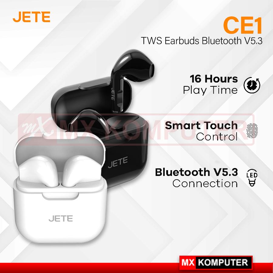 Earphone JETE TWS CE1 Headset Bluetooth Earbuds Bluetooth V5.3