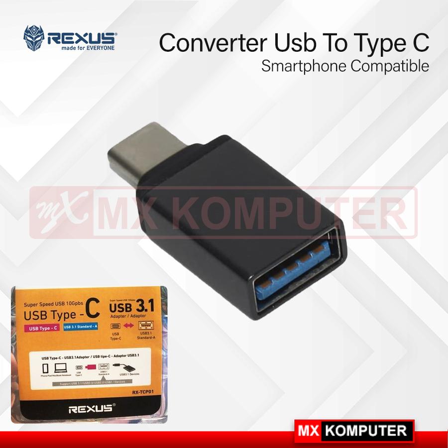 OTG Rexus Type C RX-TCP01 Converter Usb To Type C