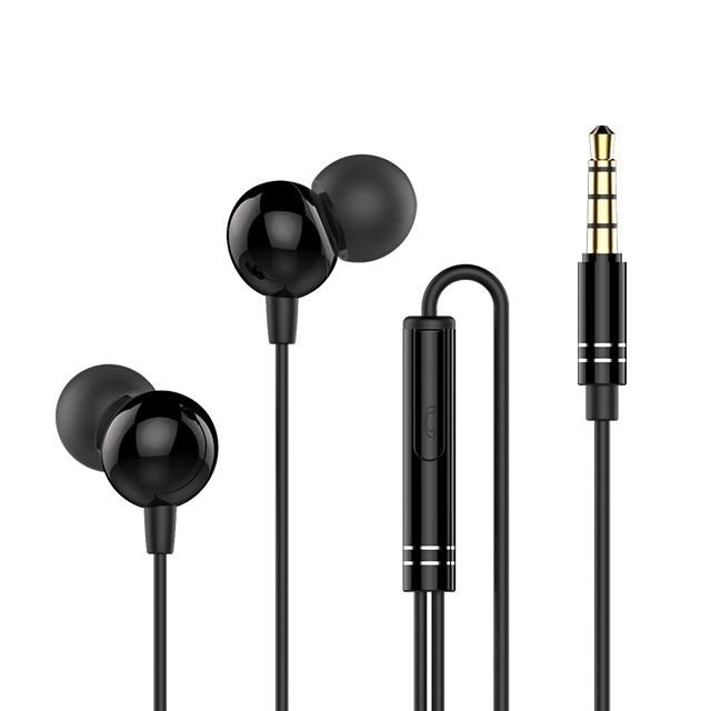 RECCI Earphone HD Sound Multi Device LEMON REW-G01-Hitam