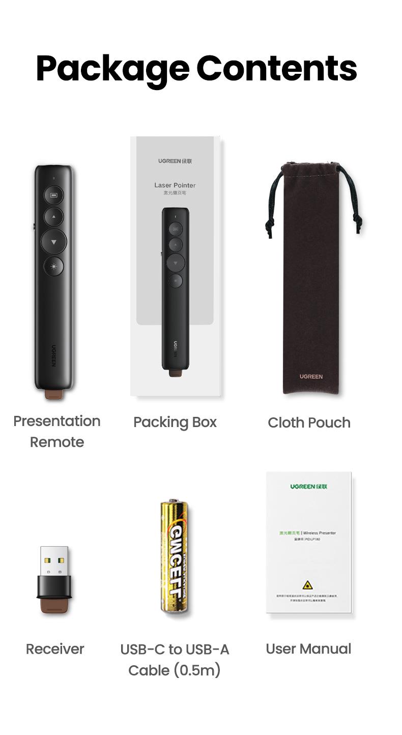 Laser Pointer Presenter UGREEN 50654 Wireless Laser Pointer
