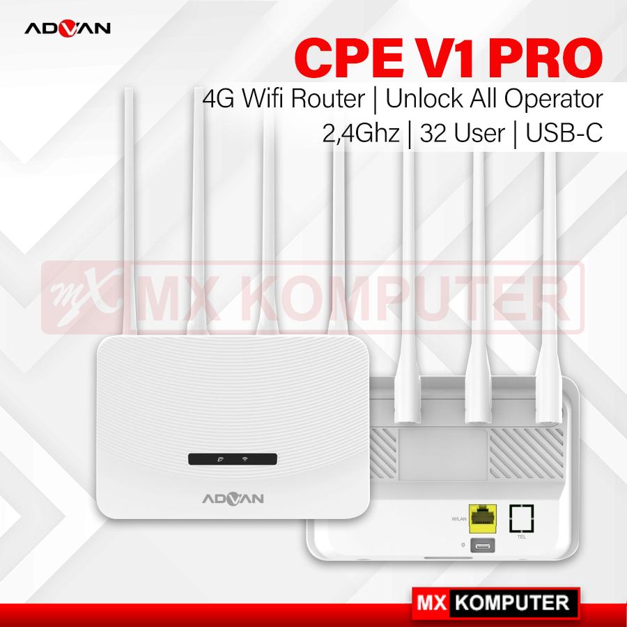 Modem Router Wi-Fi 4G LTE Advan CPE V1 PRO Unlock Operator Mifi
