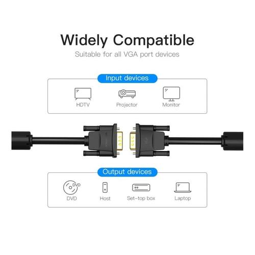 Vention Kabel VGA Premium Male to Male 10m
